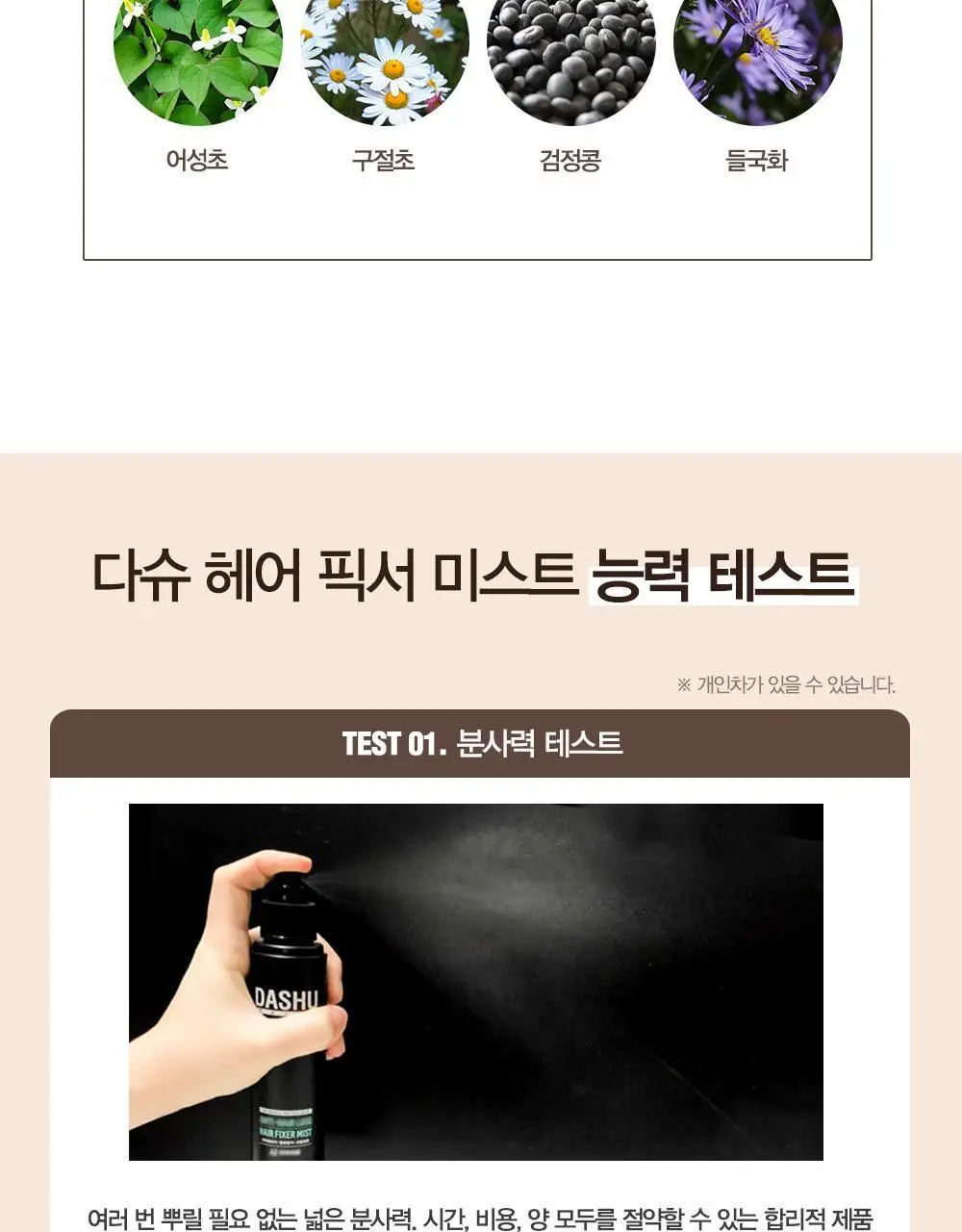 [변우석 Pick]다슈 안티헤어로스 픽서미스트 120ml (탈모증상완화) 상세페이지 7